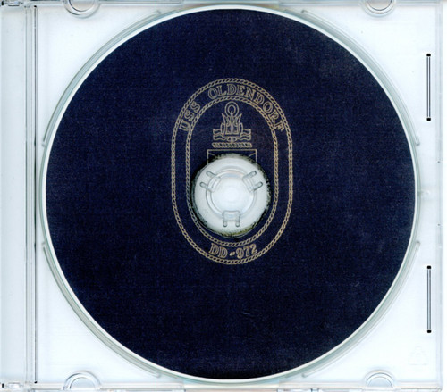 USS Oldendorf DD 972 Commissioning Program on CD 1978