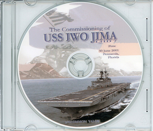 USS Iwo Jima LHD 7 Commissioning Program on CD 2001