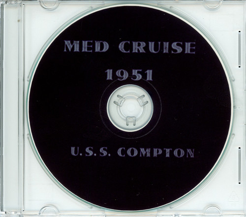 USS Compton DD 705 1951 Med Cruise Book CD