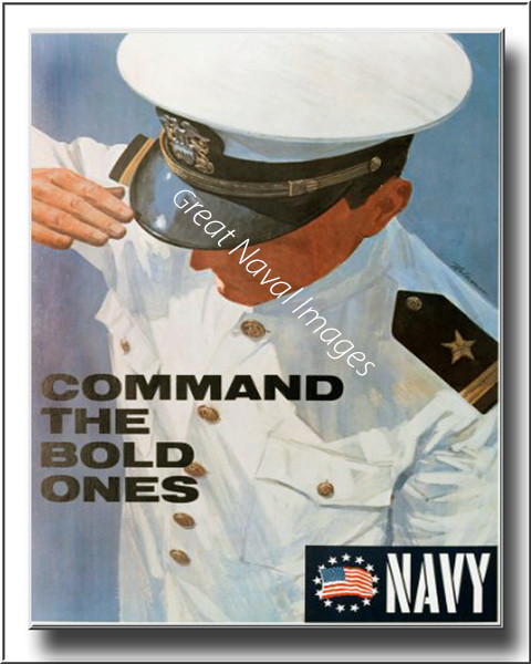 US Navy Vintage Canvas Print Heritage Pride 2D