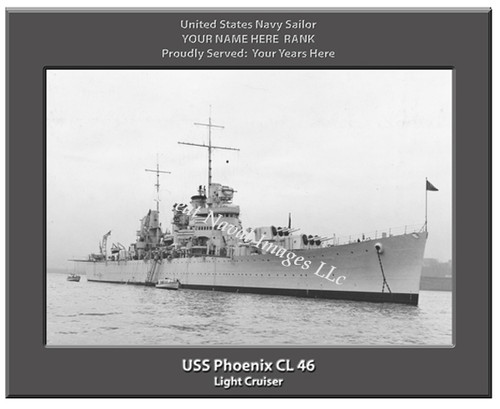 USS Phoenix CL 46 Photo Print Canvas 2