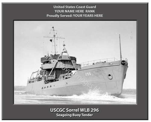 USCGC Sorrel WLB 296 Personalized Cutter Canvas Print