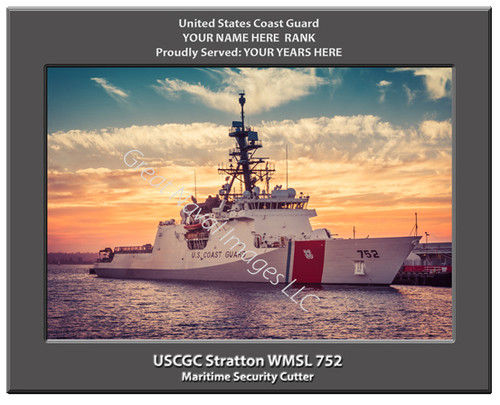 USCGC Stratton WMSL 752 Personalized Cutter Canvas Print