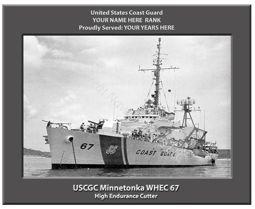 USCGC Minnetonka WHEC 67 Personalized Cutter Canvas Print