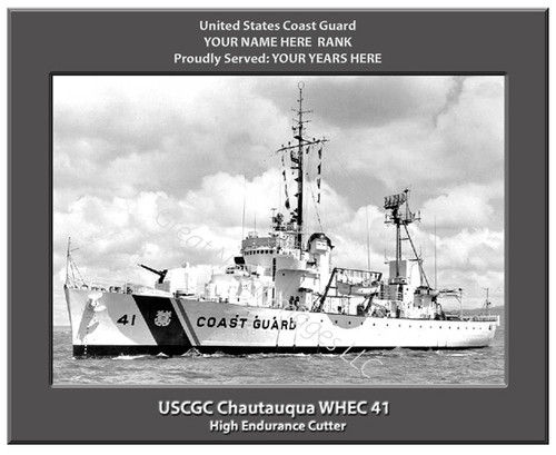 USCGC Chautauqua WHEC 41 Personalized Cutter Canvas Print