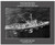 USS Liddle DE 206 Personalized Ship Canvas Print