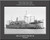 USS J Franklin Bell AP 34 Personalized Ship Canvas Print