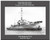 USS Moberly PF 63 Personalized Ship Canvas Print