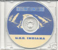 USS Indiana BB 58 CRUISE BOOK WWII CD USN