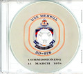 USS Merrill DD 976 Commissioning Program on CD 1978 Plank Owner