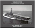 USS Intrepid CVA 11 Personalized Ship Canvas Print 2