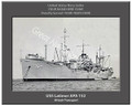 USS Latimer APA 152 Personalized Ship Canvas Print 2