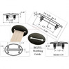 Seatbelt Planet Bezel Webbing Guide - Black 1
