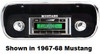 Custom AutoSound 1974-78 Mustang USA-630 In Dash AM/FM