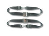1953-1967 Triumph TR2, Driver & Passenger Seat Belt Kit with Bolt Down Anchors - Seatbelt Planet
