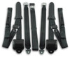 1971-1974 Dodge Challenger Driver, Passenger & Center Seat Belt Conversion Kit