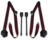 1974-1976 Ferrari Dino 300, Driver & Passenger Seat Belt Kit - Seatbelt Planet