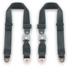 1969-1973 Ford Maverick, Rear Driver & Passenger Seat Belt Kit - Seatbelt Planet
