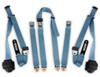 1968-1972 Chevrolet El Camino, Driver, Passenger & Center, Bench Seat Belt Kit - Seatbelt Planet