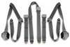 1973-1987 Chevrolet Pickup, Standard Cab, Driver, Passenger & Center, Bench Seat Belt Kit - Seatbelt Planet