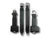 1960-1968 Ford Falcon, Driver & Passenger Seat Belt Kit with All Metal Push Button Buckle - Seatbelt Planet