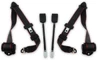 1975-1987 Jaguar XJ60C, Driver & Passenger Seat Belt Kit - Seatbelt Planet