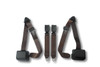 1988 Toyota Land Cruiser FJ62 Rear Driver & Passenger Seat Belt Kit with End Release Buckles - Seatbelt Planet