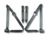 1997-2000 Dodge Dakota, Extended Cab, Rear Driver & Passenger, Seat Belt Kit - Seatbelt Planet