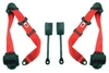 1997-2001 Honda Prelude, Driver & Passenger Seat Belt Kit - Seatbelt Planet