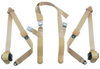 Seatbelt Planet 1968-1972 Chevrolet Suburban, Driver, Passenger, & Center Seat Belt Kit