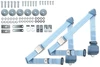 RetroBelt 1965-1973 Ford Mustang Shoulder Belt System with Aviation Style Buckles - RetroBelt view 3