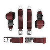 RetroBelt 1970-1971 Corvette Shoulder Belt Kit with Single Retractors - RetroBelt