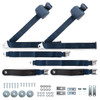 RetroBelt 1964-1973 Chevrolet Malibu Shoulder Belt System with Push Button Buckles – For Bench Seats - view 3