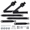 RetroBelt 1965-1975 Oldsmobile 98 Shoulder Belt System with Push Button Buckles – For Bench Seats
