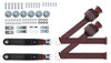 RetroBelt 1971-1975 Pontiac Ventura Shoulder Belt Kit with Push Button Buckles – For Bucket Seats - view 4