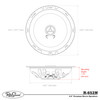 RetroSound 6.5-Inch Premium Ultra-thin Dodge Omni Rear Deck Replacement Speakers - view 6