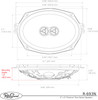 RetroSound 6"x9" 3-Way Premium Ultra-thin Dodge Ram 2500 Front Door Replacement Speakers - view 7