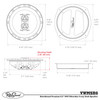 RetroSound Dash Replacement Speaker for 1953-1957 Volkswagen Beetle - view 5