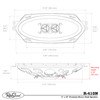 RetroSound 4" x 10" Premium Stereo Dash Speaker for 1970-1983 Chevrolet Malibu with Mono Factory Radio - view 6