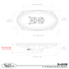 RetroSound 4" x 8" Premium 3-Way Speakers for 1965-1968 Ford Mustang with Deluxe Factory Stereo System - view 4