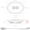 RetroSound 5" x 7" Premium Stereo Dash Speaker for 1953-1957 Chevrolet Corvette - view 3