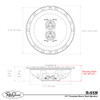 RetroSound Premium Ultra-thin Rear Seat Replacement Speaker for 1963-1964 Chevrolet Impala - view 3