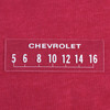 RetroSound Vintage Overlays: Glass Chevrolet Block Screen Protectors