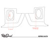 RetroSound Kick Panels for 1964-1969 Plymouth Barracuda - view 4