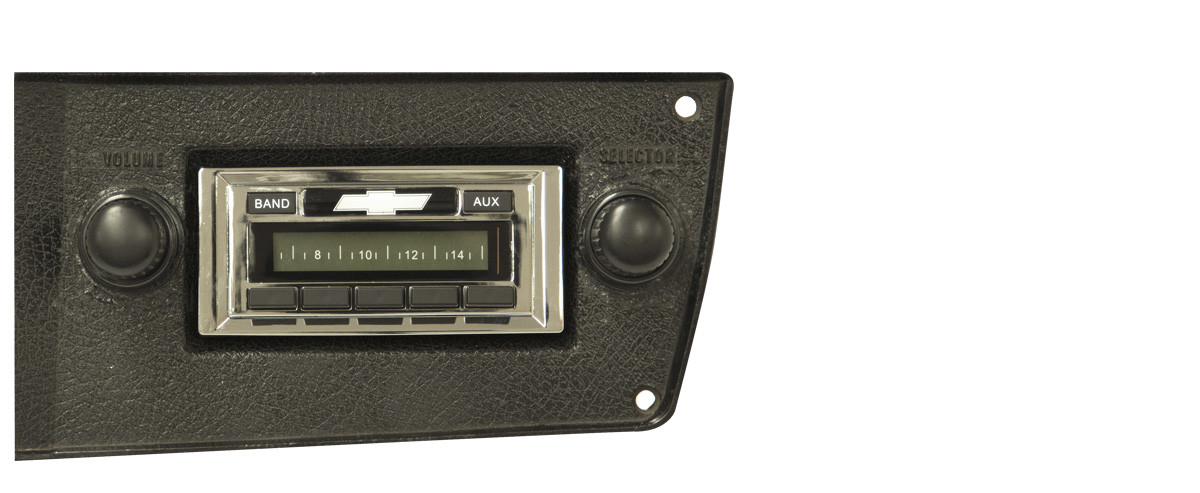 Custom AutoSound 1967-72 Chevy Truck USA-230 In Dash AM/FM - Custom AutoSound
