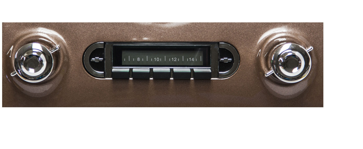 ケン Custom AutoSound 1955-59 Chevy Truck USA-230 In Dash AM/FM