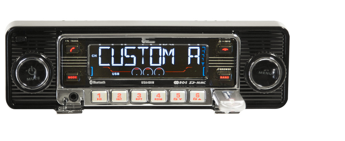 Custom AutoSound USA-4 in Dash AM/FM/CD MP3