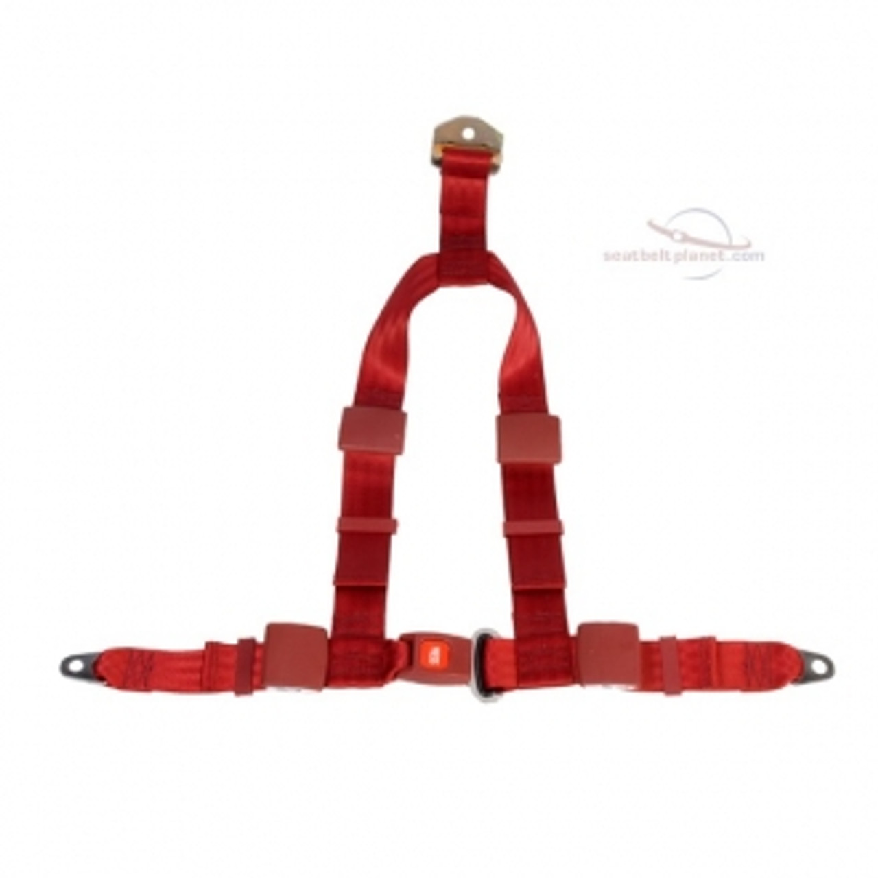 Seatbelt Planet 4pt Harness Push Button "Y" Style