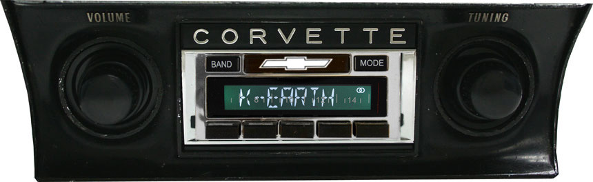 Custom AutoSound 1968-76 Corvette USA-630 In Dash AM/FM - Custom AutoSound