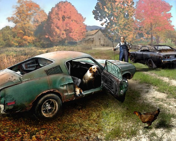 Danny Johnson Automotive Art "BullittProof"